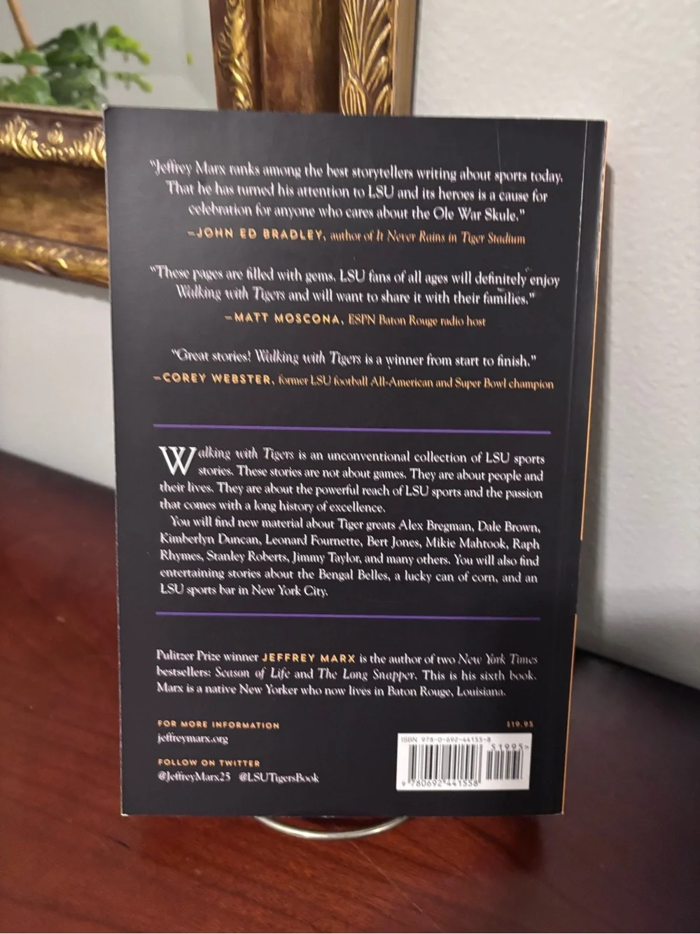 Walking With Tigers by Jeffrey Marx - Autographed Paperback